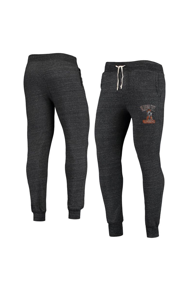 A AND A GLOBAL Men's Alternative Apparel Black Oklahoma State Cowboys Dodgeball Tri-Blend Pants, Main, color, 