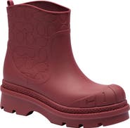 COACH Logo Monogram Rain Boot