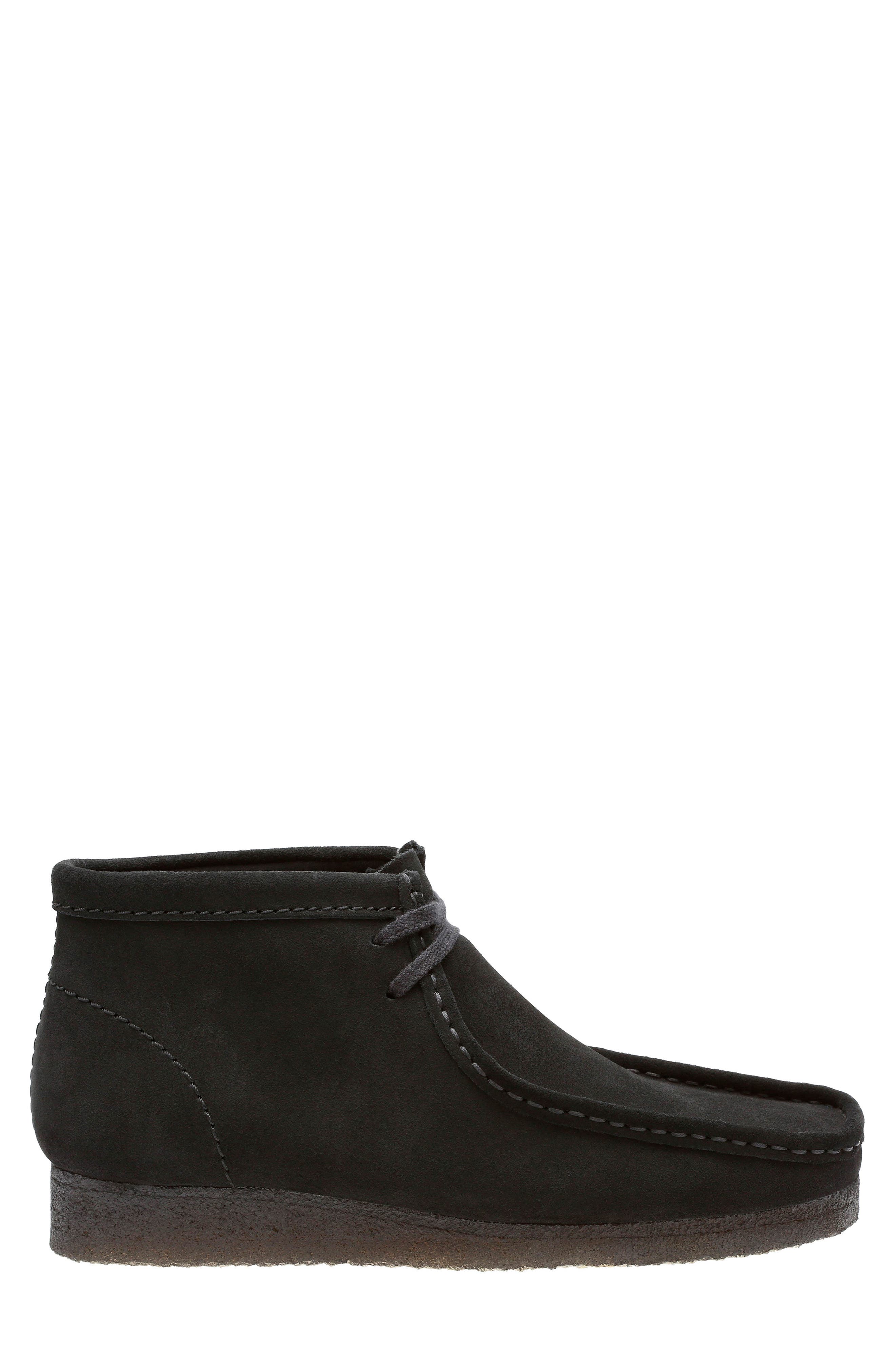 Originals Wallabee Boot, Alternate, color, BLACK SUEDE