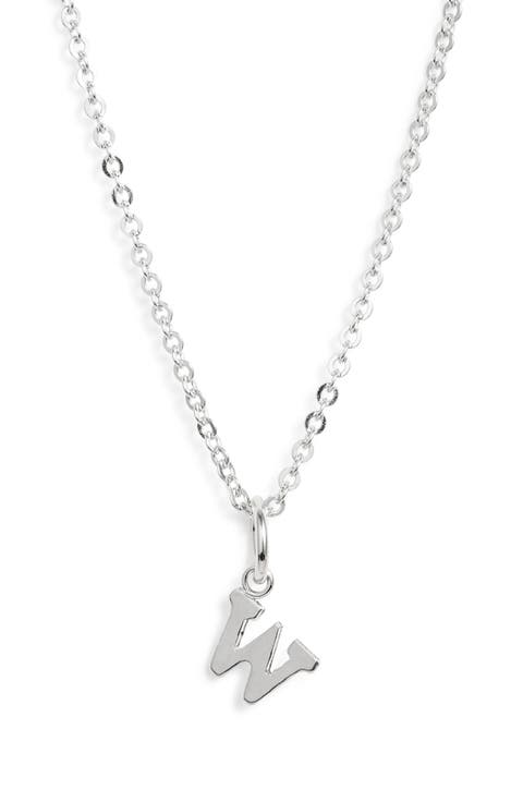 Initial Pendant Necklace