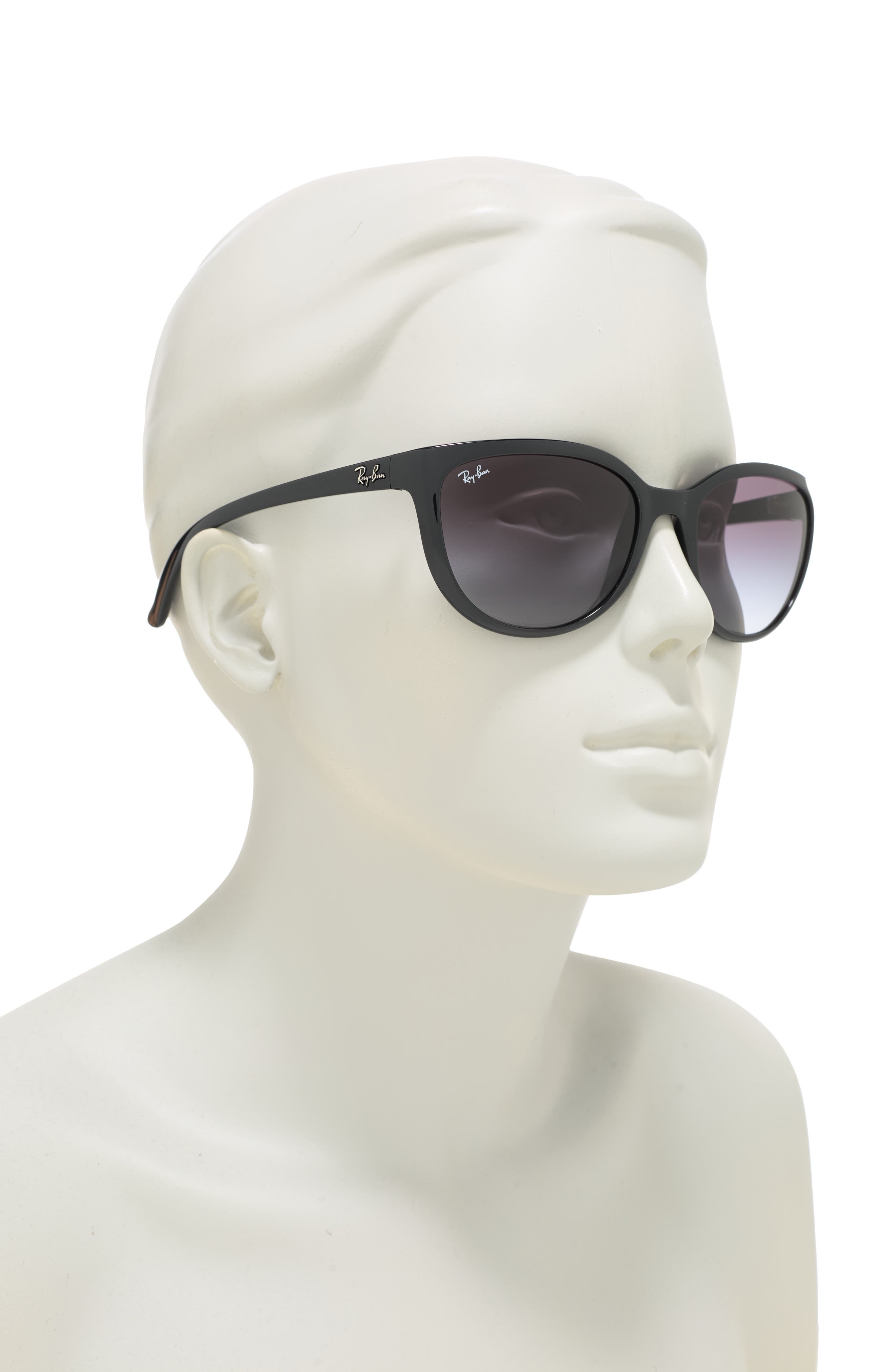 Ray-Ban NWT Women\'s White Cat Eye Sunglasses with Black Case Ray-Ban RB2341 Cat Eye Plastic Sunglasses | Neiman Marcus main image 3