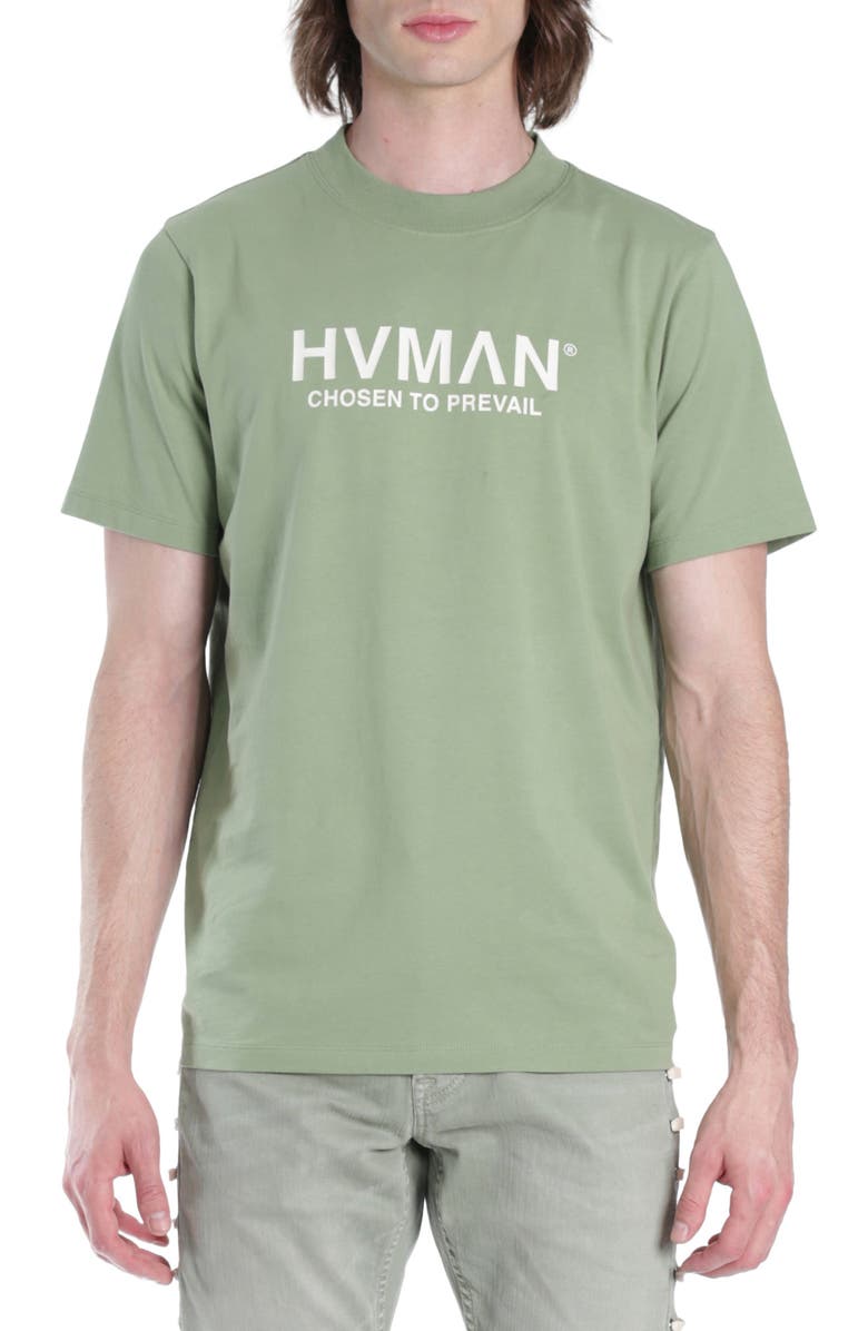 HVMAN Cotton Logo Tee, Main, color,