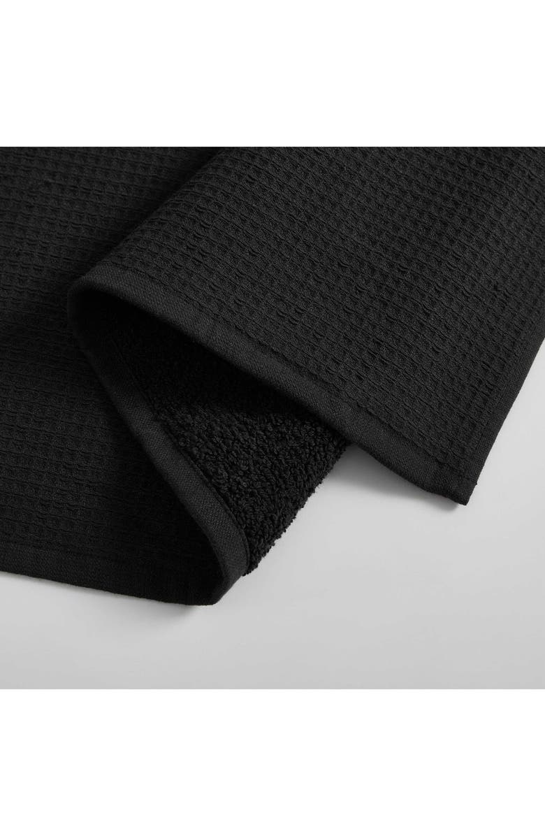 Calvin Klein Eternity Set of 2 Bath Sheets, Alternate, color, Black