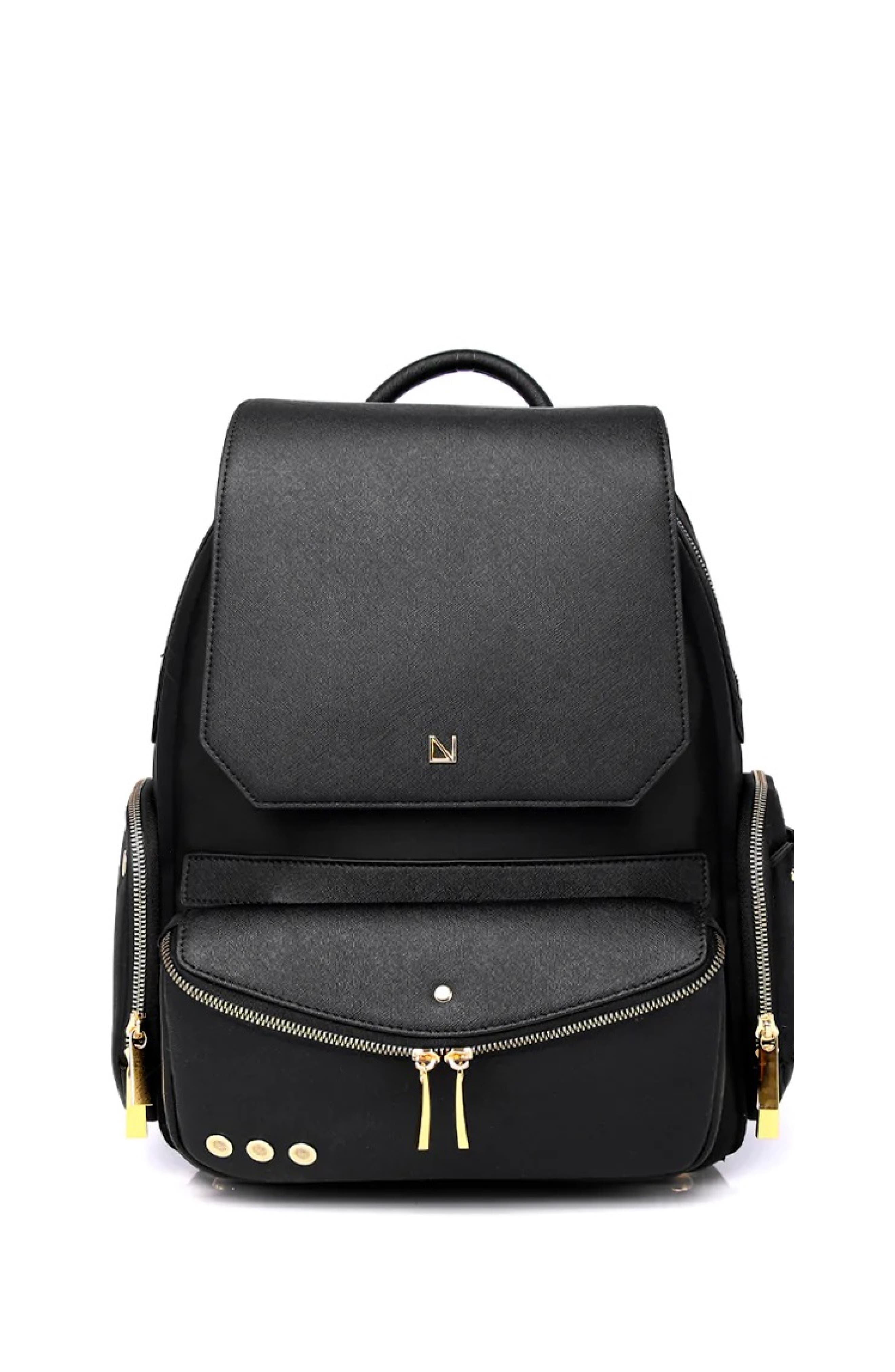 Lux and Nyx Zoe 13-inch Laptop Backpack For Women, Alternate, color, Black