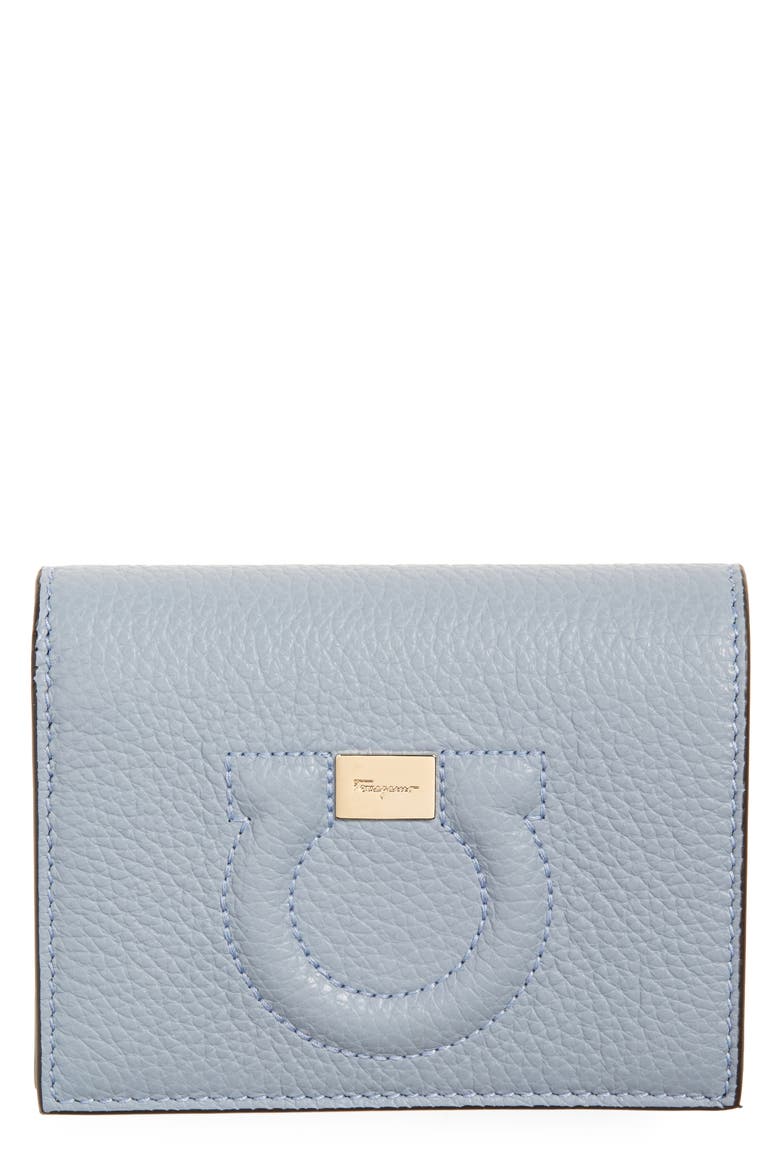Gancino City Leather French Wallet, Main, color, STORMY SKY