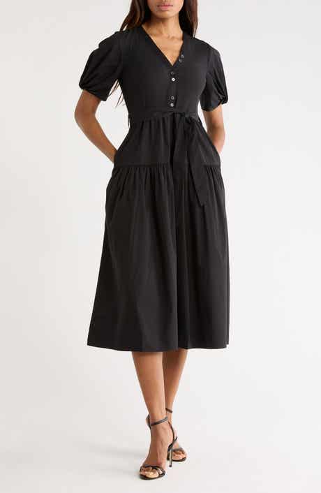 Derek Lam 10 Crosby Natalia Mixed Media Dress