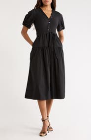 Derek Lam 10 Crosby Natalia Mixed Media Dress