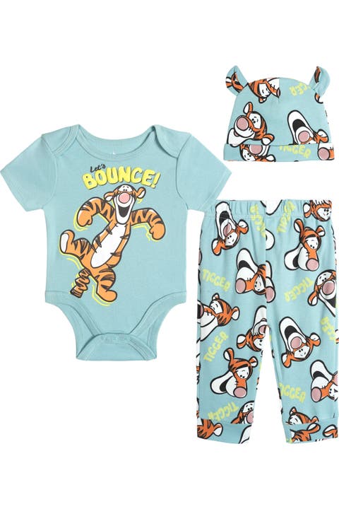 Winnie the Pooh Bodysuit Pants and Hat Set