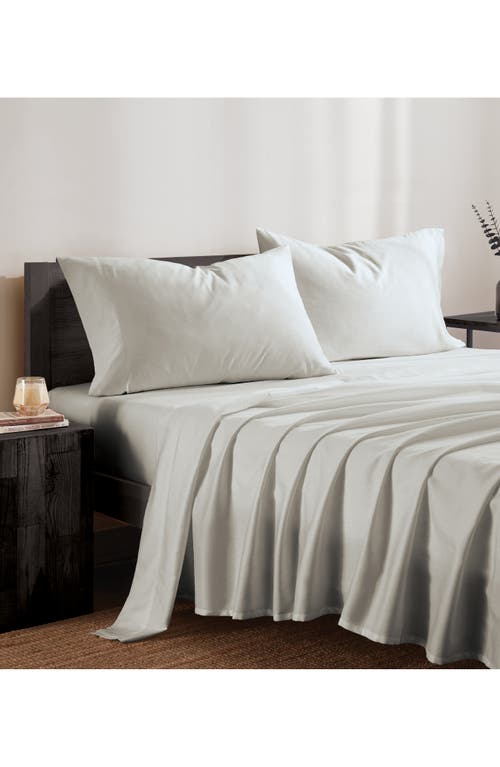Dkny 425 Thread Count Sateen Sheet Set In Gray
