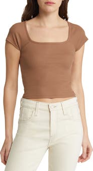 Madewell Brightside Square Neck T-Shirt