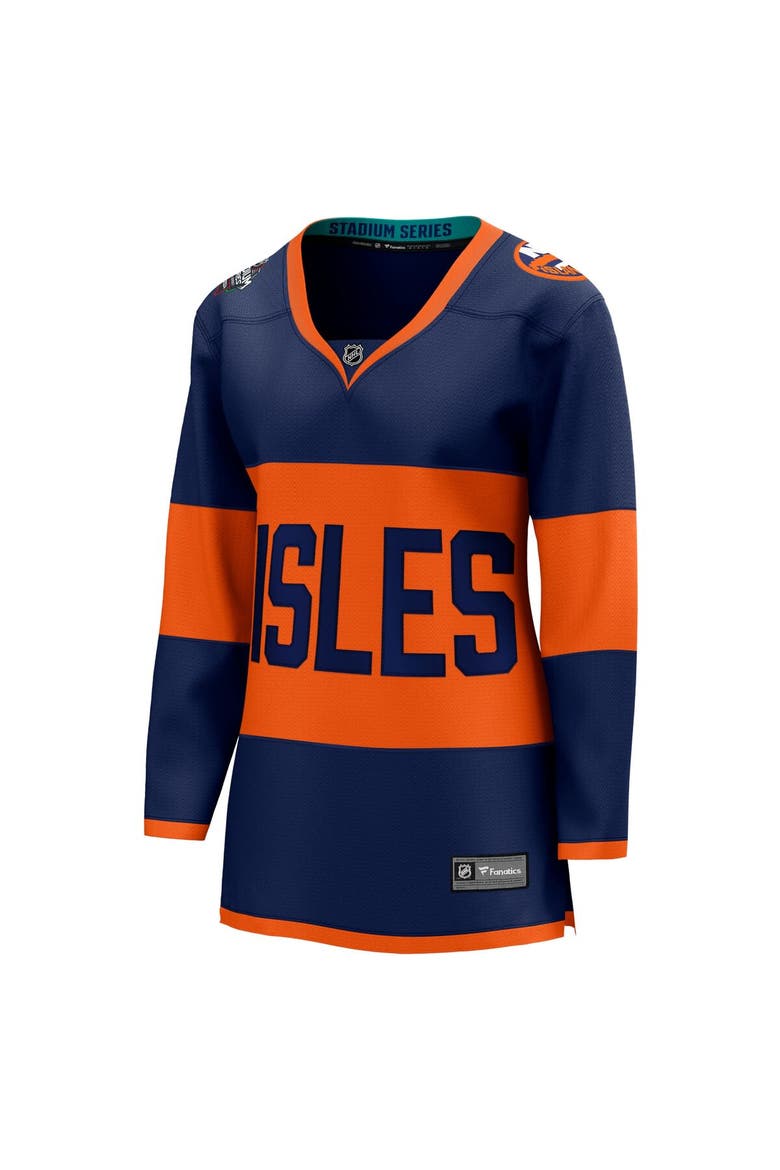 Women's Fanatics Branded  Navy New York Islanders 2024 NHL Stadium Series Breakaway Jersey, Alternate, color, Navy