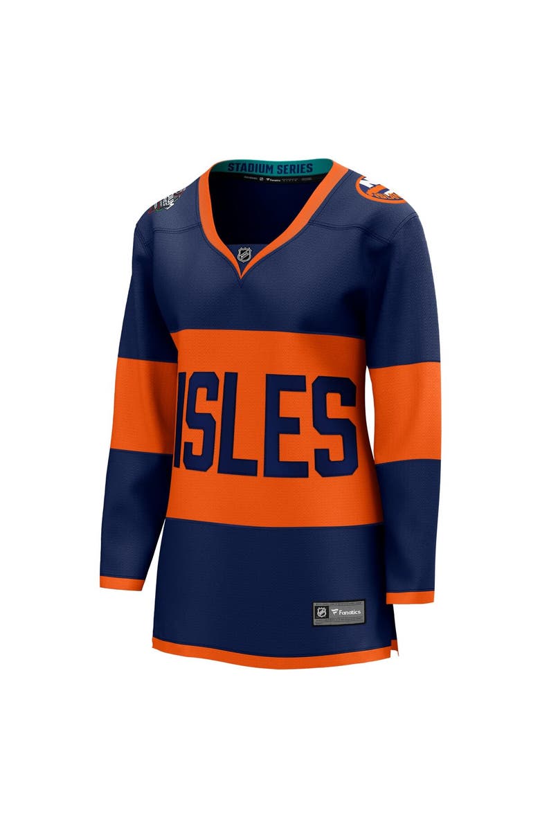 FANATICS Women's Fanatics Branded  Navy New York Islanders 2024 NHL Stadium Series Breakaway Jersey, Alternate, color, 