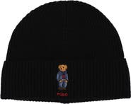 Polo Ralph Lauren Solid Denim Bear Beanie