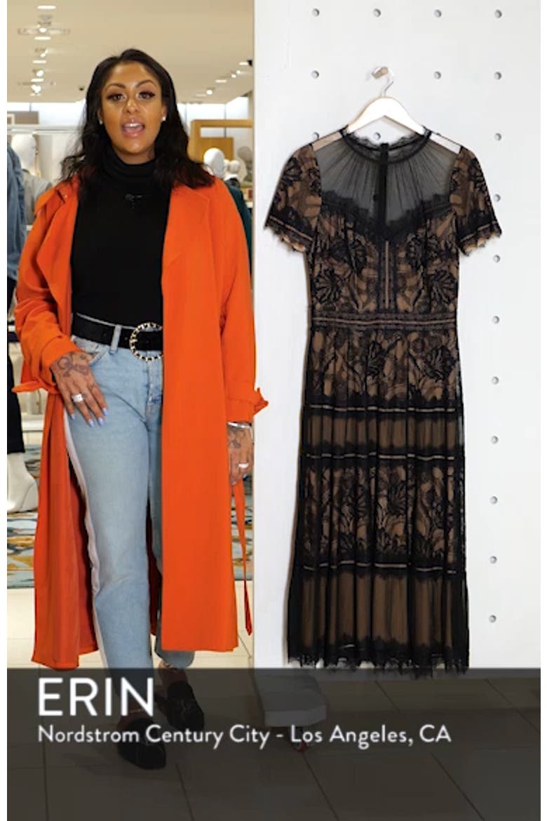 Lace Midi Dress video