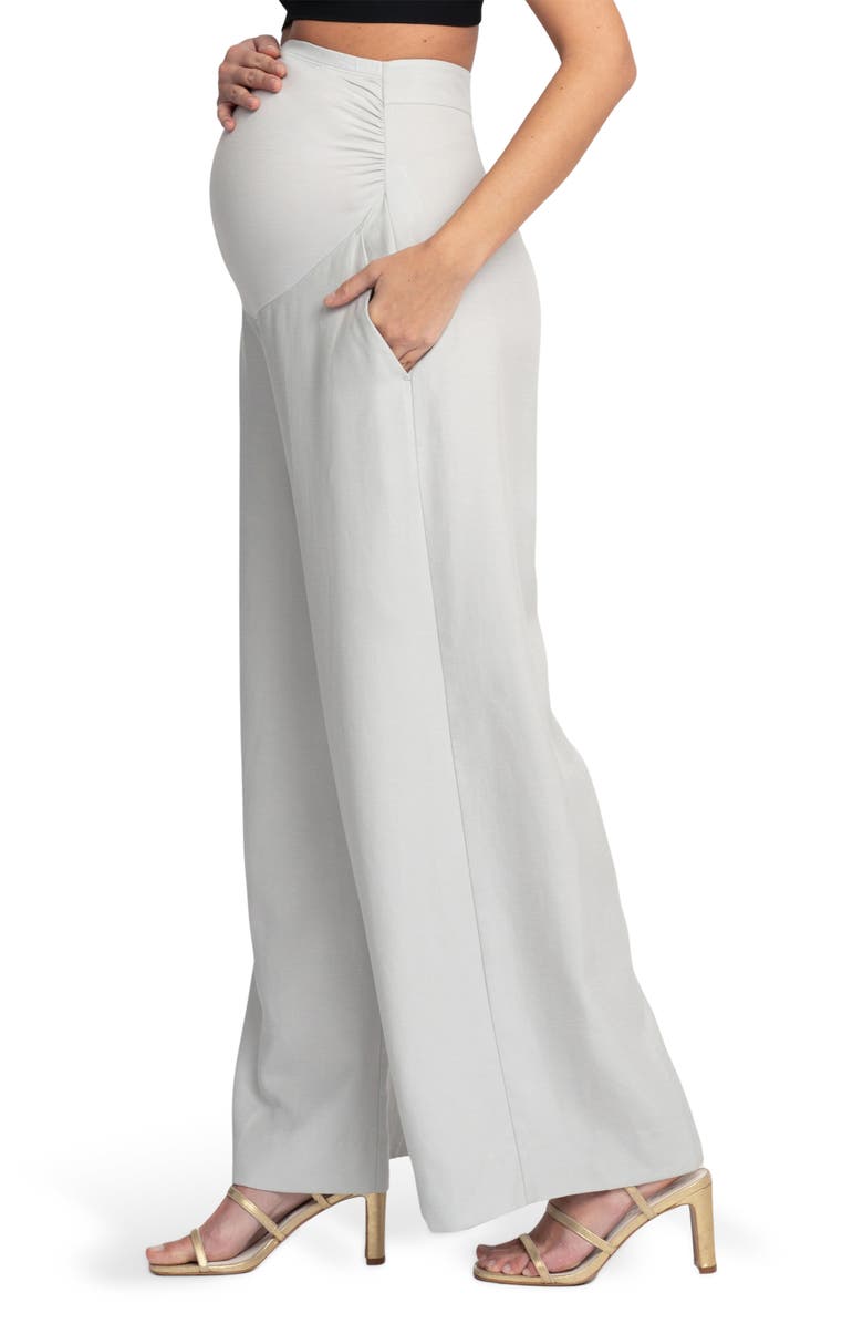 Seraphine Erica Wide Leg Maternity Pants, Alternate, color, 