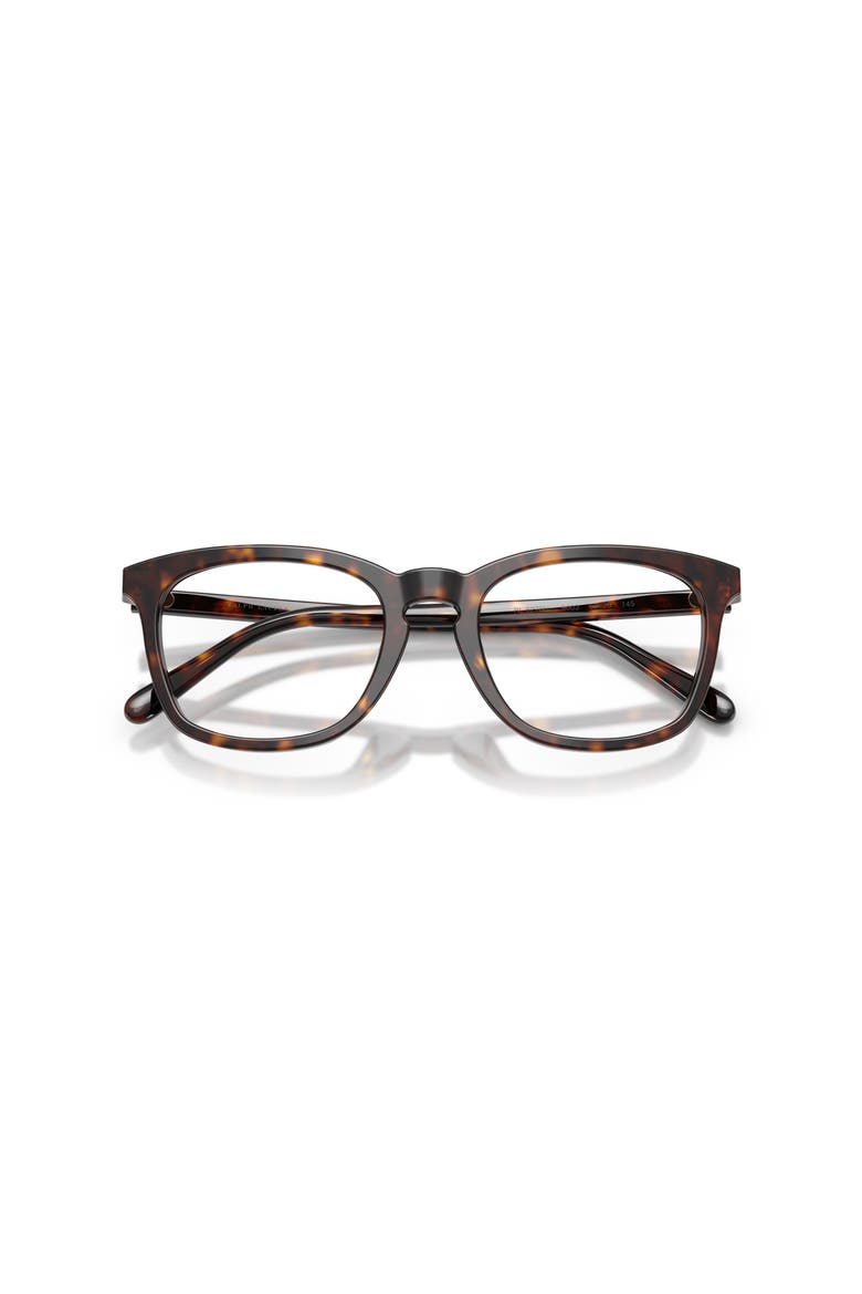 53mm Rectangle optical glasses, Alternate, color, Tortoise