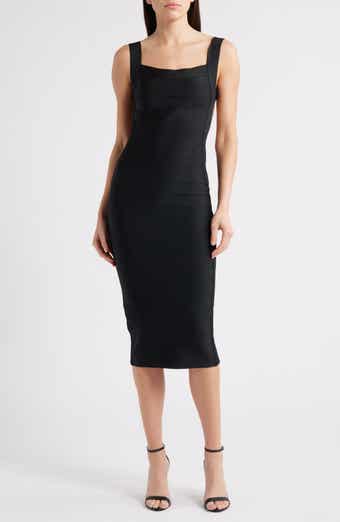 Rare London Backless Cocktail Bandage Dress