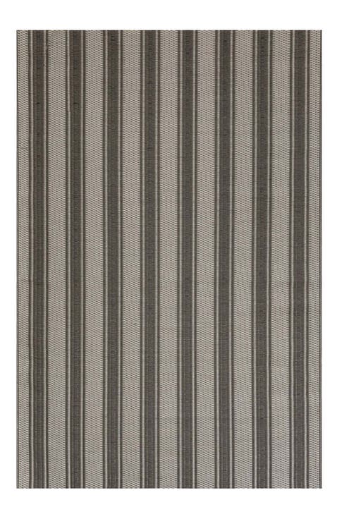 Vertical Stripe Beige Rug