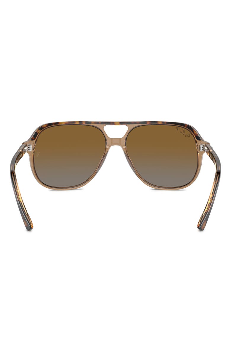 Ray-Ban Kids' Bill Junior 52mm Gradient Square Sunglasses, Alternate, color, Brown Grad