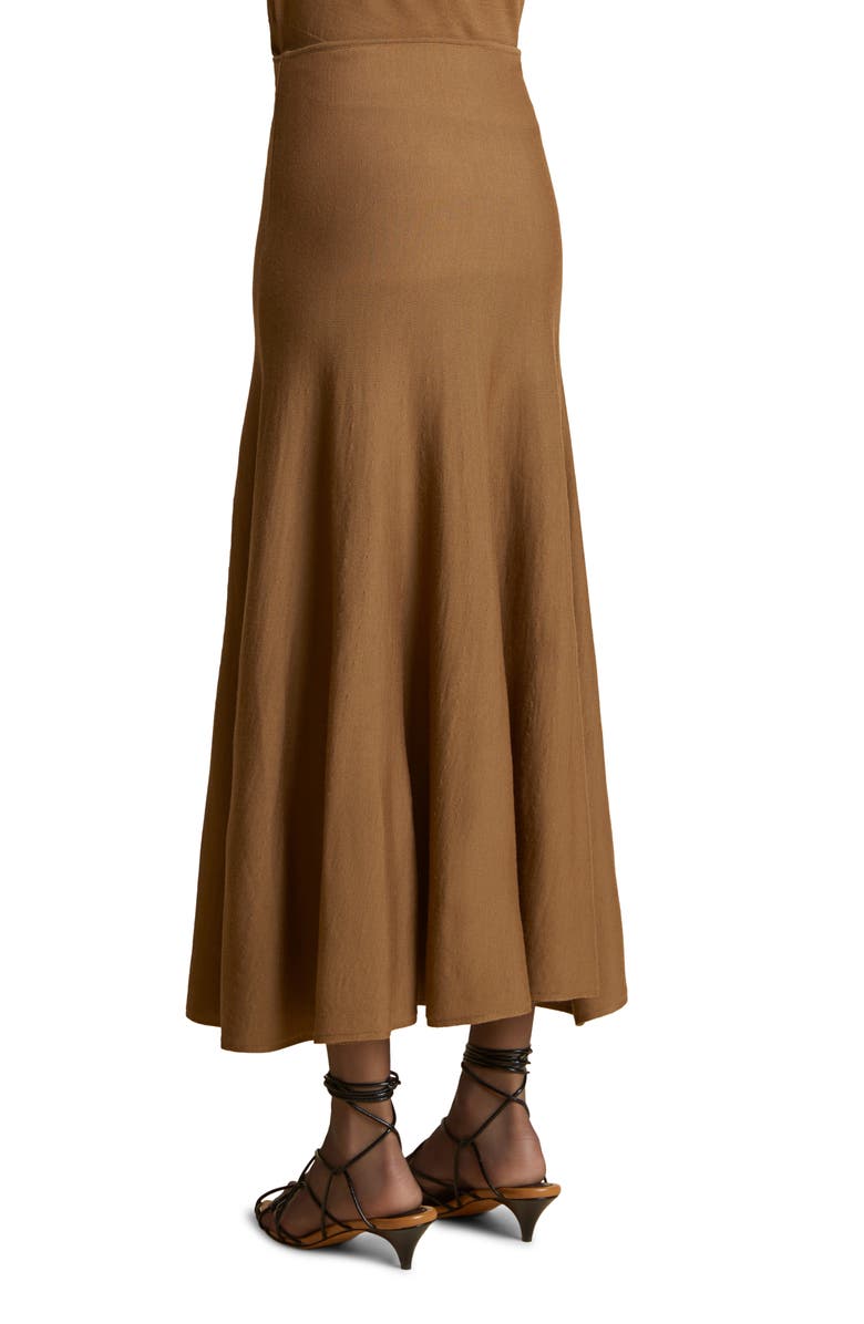 Khaite Mayu Wool Blend Midi Sweater Skirt, Alternate, color,