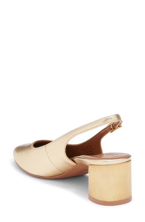 Naturalizer Lane Slingback Pump In Gold