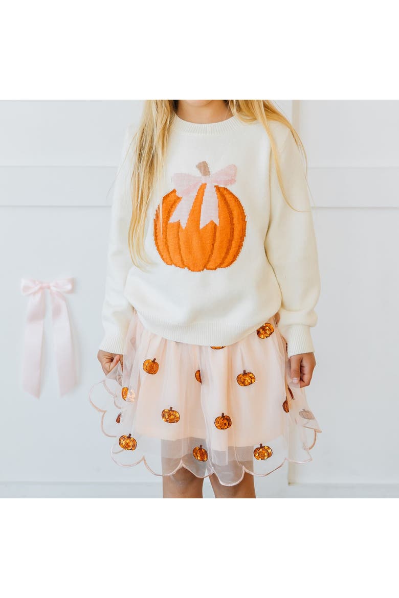 Pumpkin Sweater, Alternate, color, Ivory