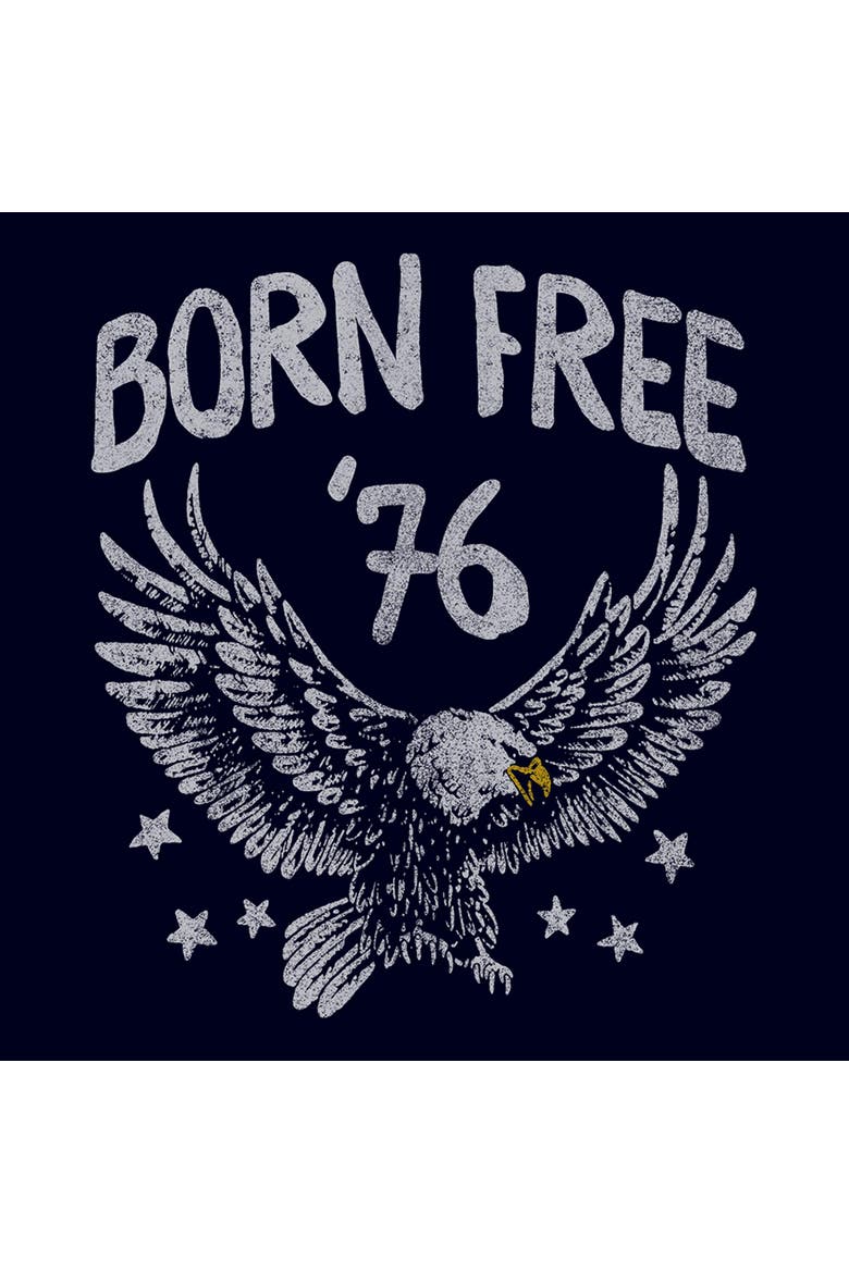Men's Lost Gods Born Free Eagle  Graphic T-Shirt, Alternate, color, Navy Blue