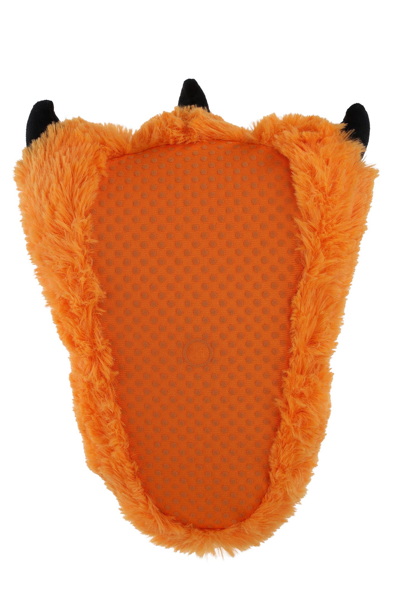 SG Footwear Plush Duck Foot Slipper, Alternate, color, Orange