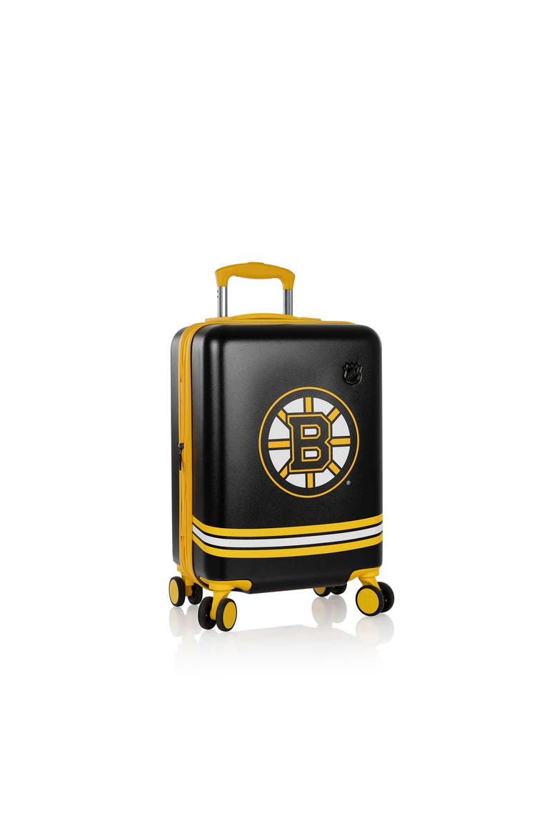 NHL 21 Inch Luggage - Boston Bruins, Main, color, Black