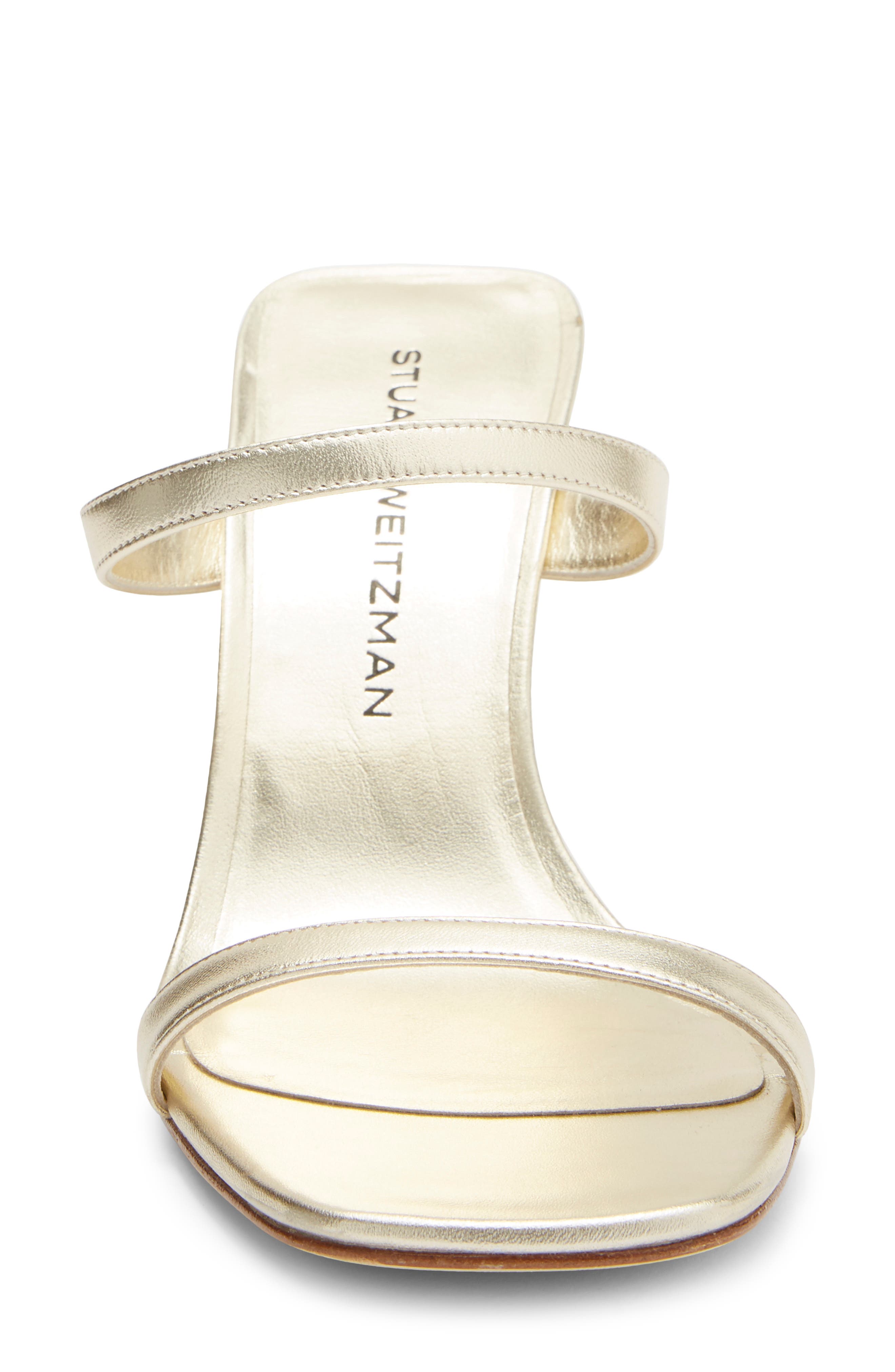 Vinnie Wedge Slide 85 Sandal, Alternate, color, LIGHT GOLD LIQUID METALLIC