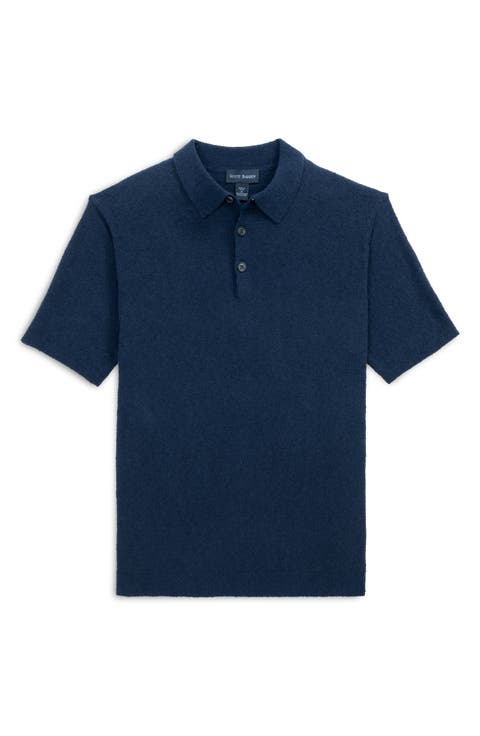 Solid Bouclé Polo
