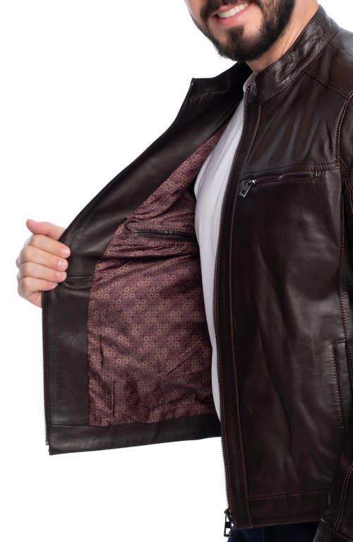 Vellapais Soft Leather Jacket In Brown