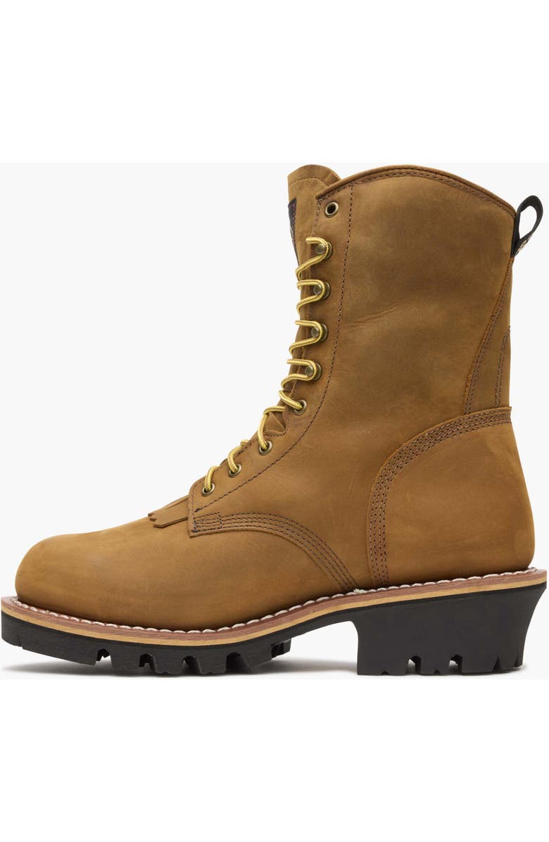 Georgia Boot Steel Toe Goretex Waterproof 400G Insulated Logger Boot, Alternate, color, Worn Saddle