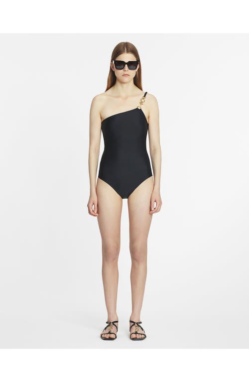 Lanvin Black Swimsuit In Polyamide Blend In Black