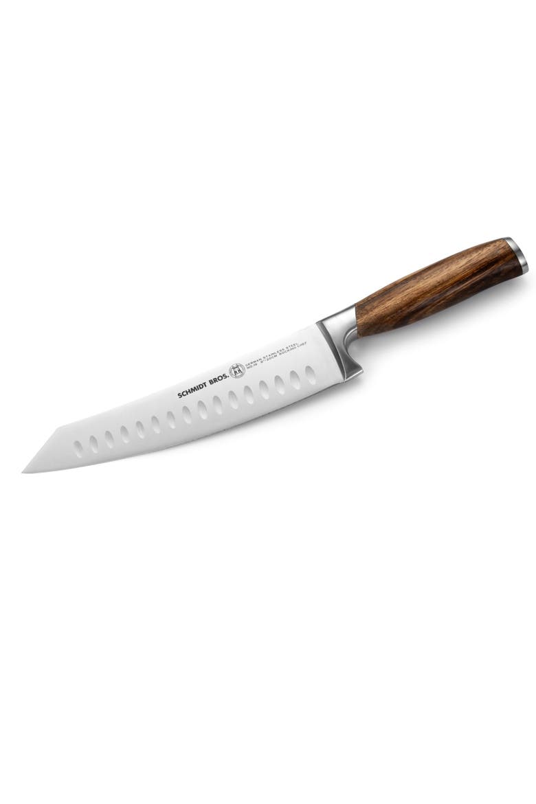 Zebra Wood 6-Piece BBQ Knife Set, Alternate, color, Brown
