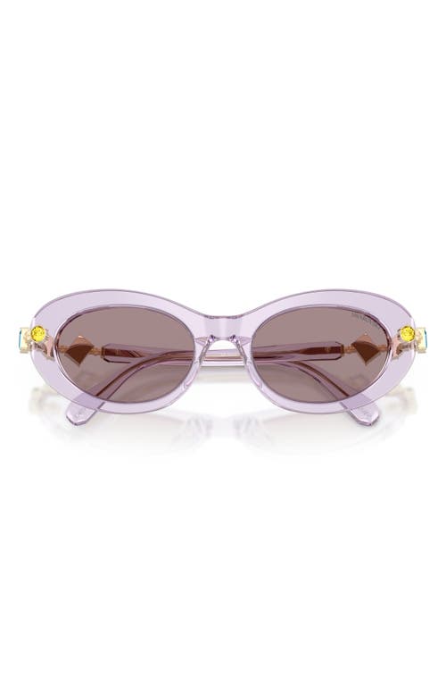 Swarovski 53mm Oval Sunglasses