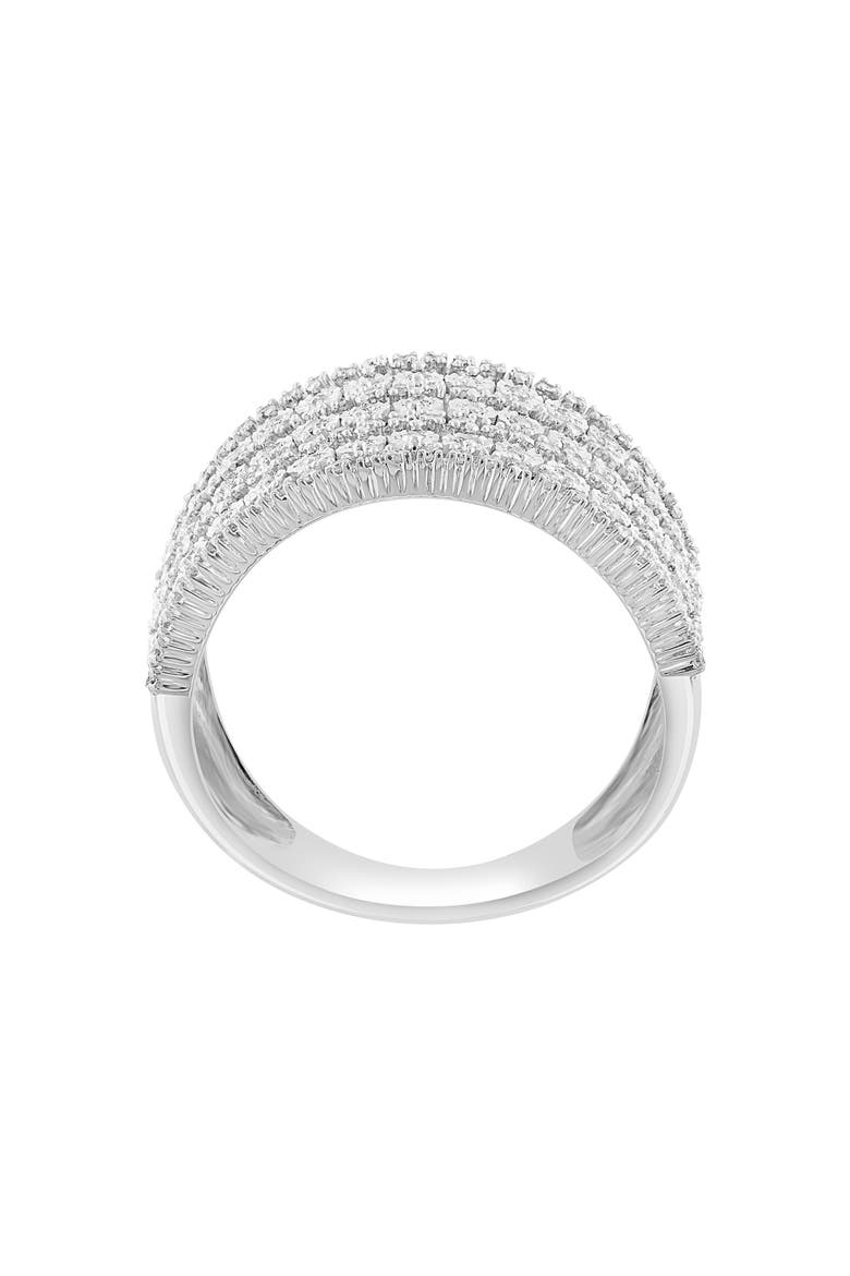 Sterling Silver Diamond Ring, Alternate, color, SILVER/ WHITE