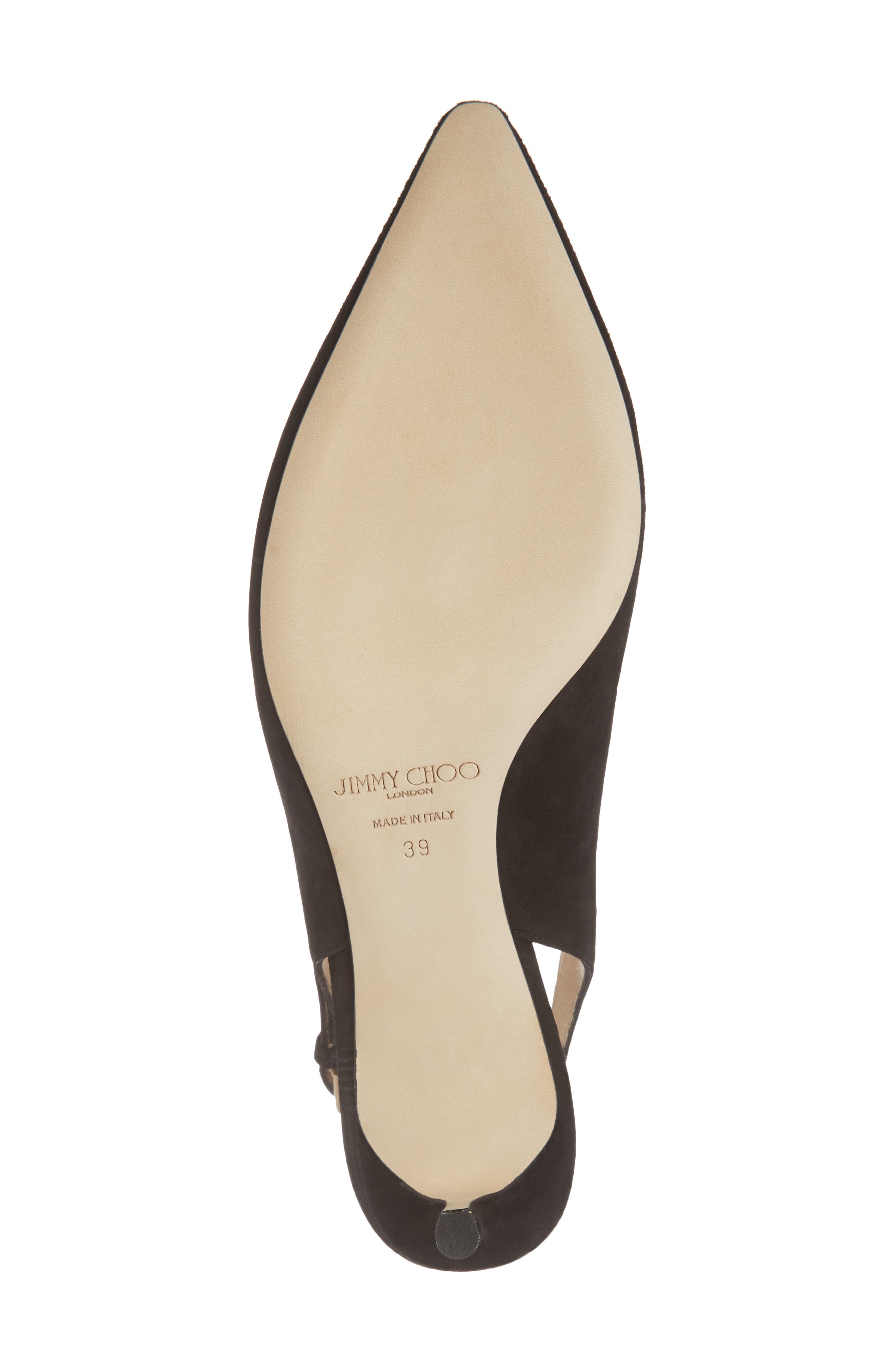 Erin Suede Slingback Pump, Alternate, color, BLACK
