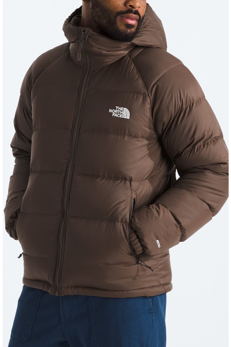 Hydrenalite 600 Fill Power Down Hooded Jacket, Alternate, color, SMOKEY BROWN