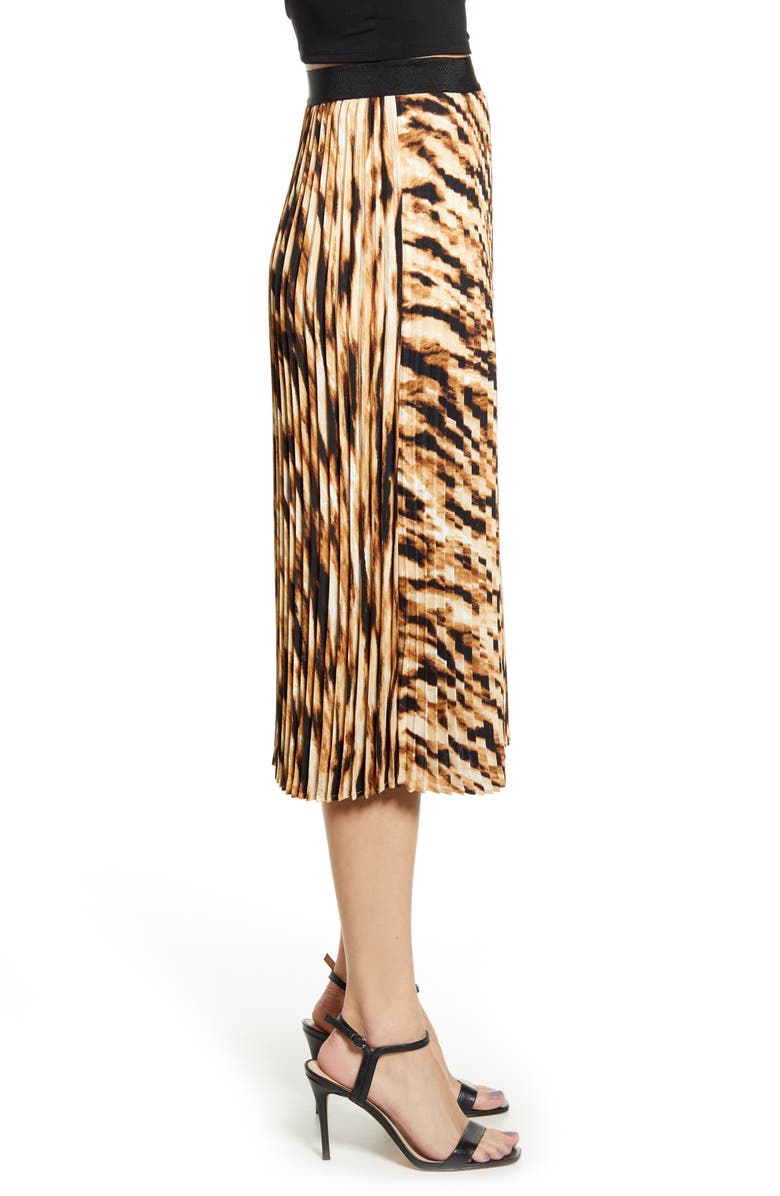 Leith Pleated Midi Skirt, Alternate, color, 