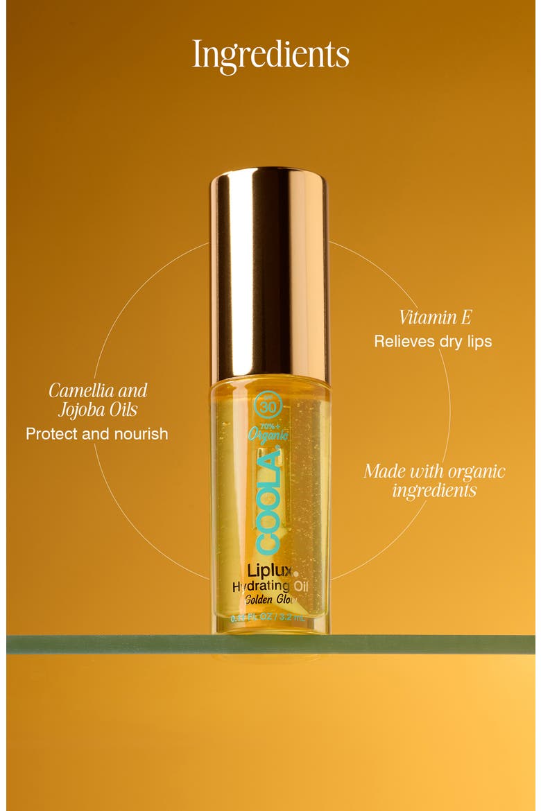 Classic Liplux® Organic Hydrating Lip Oil Sunscreen SPF 30, Alternate, color, NO COLR