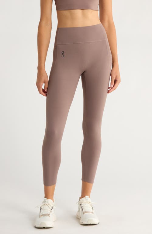 On Studio Crop Leggings In Neutral