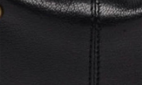 Walter Baker Miller Leather Mini Hobo In Black
