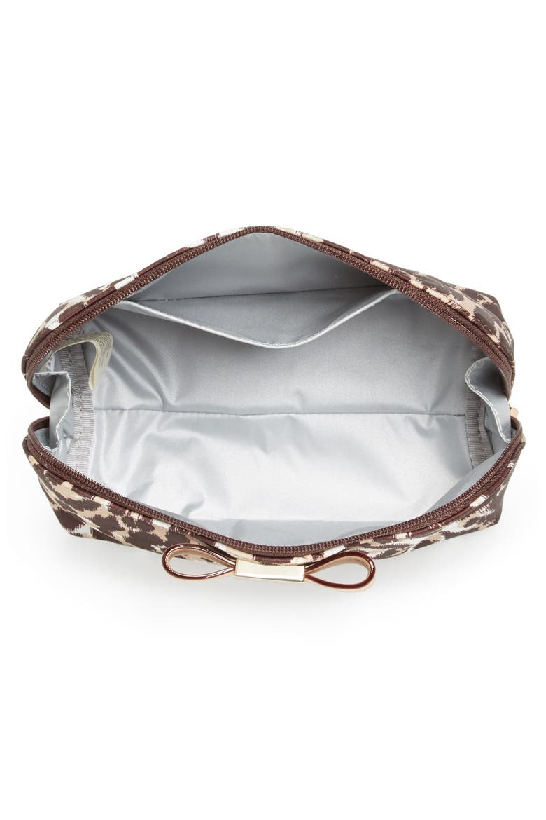 'veranda place - annabella' nylon pouch, Alternate, color, LEOPARD
