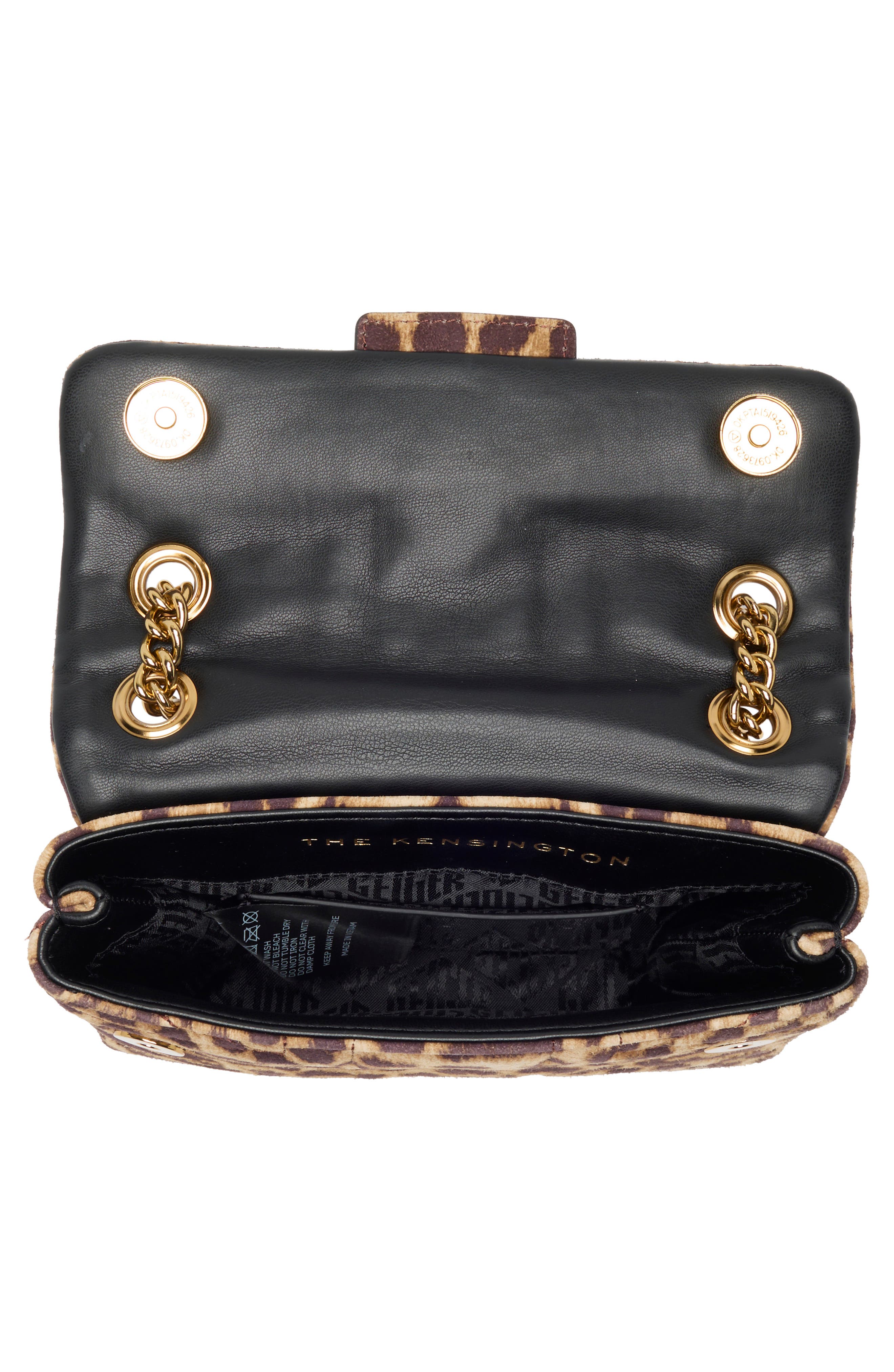 Kurt Geiger London Mini Kensington Convertible Leather Crossbody Bag, Alternate, color, Open Brown