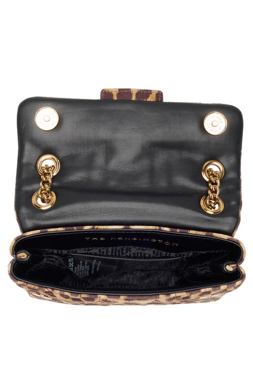 Kurt Geiger London Mini Kensington Convertible Leather Crossbody Bag In Open Brown