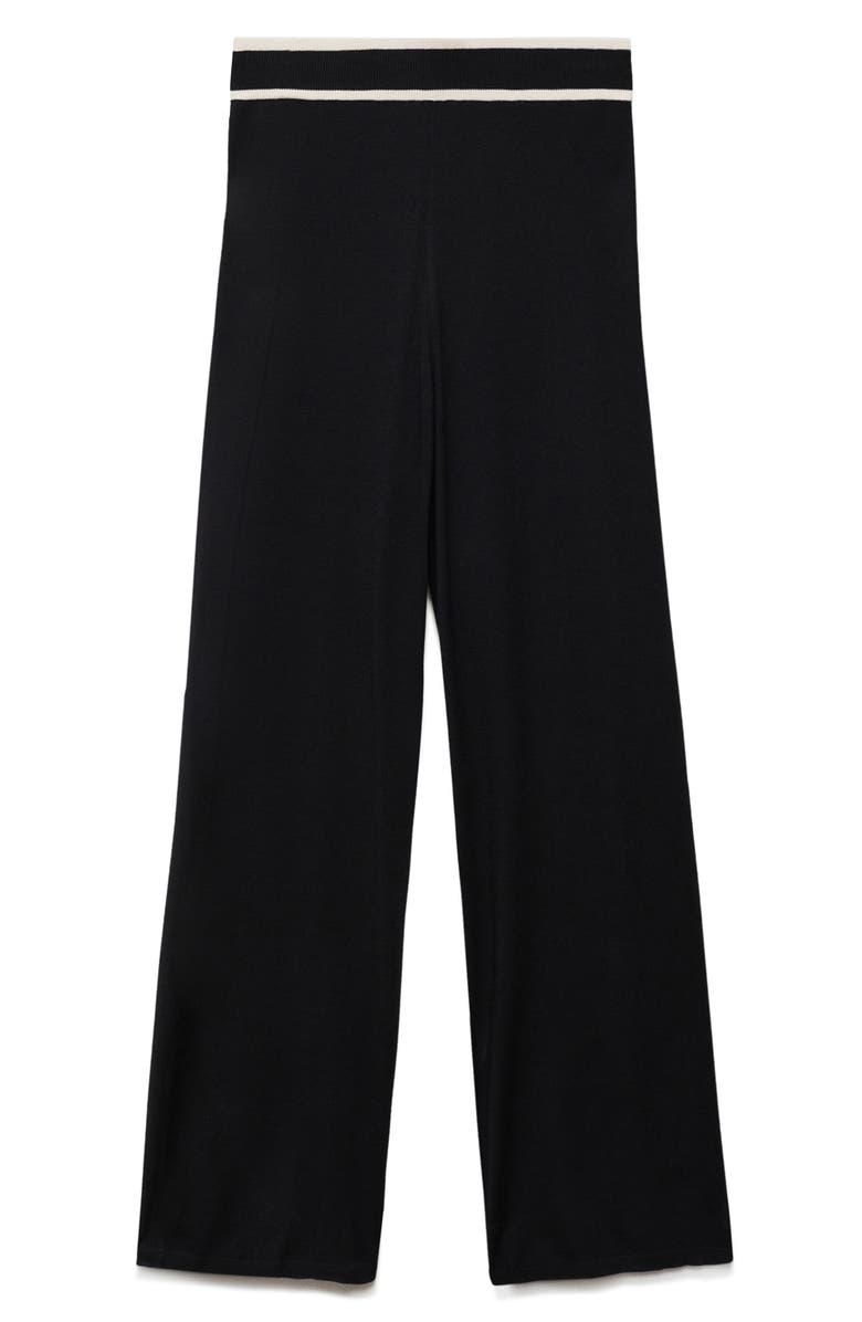MANGO Straight Leg Knit Pants, Alternate, color, 