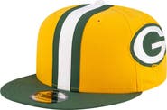 New Era Men's New Era Gold Green Bay Packers  Helmet 9FIFTY Snapback Hat
