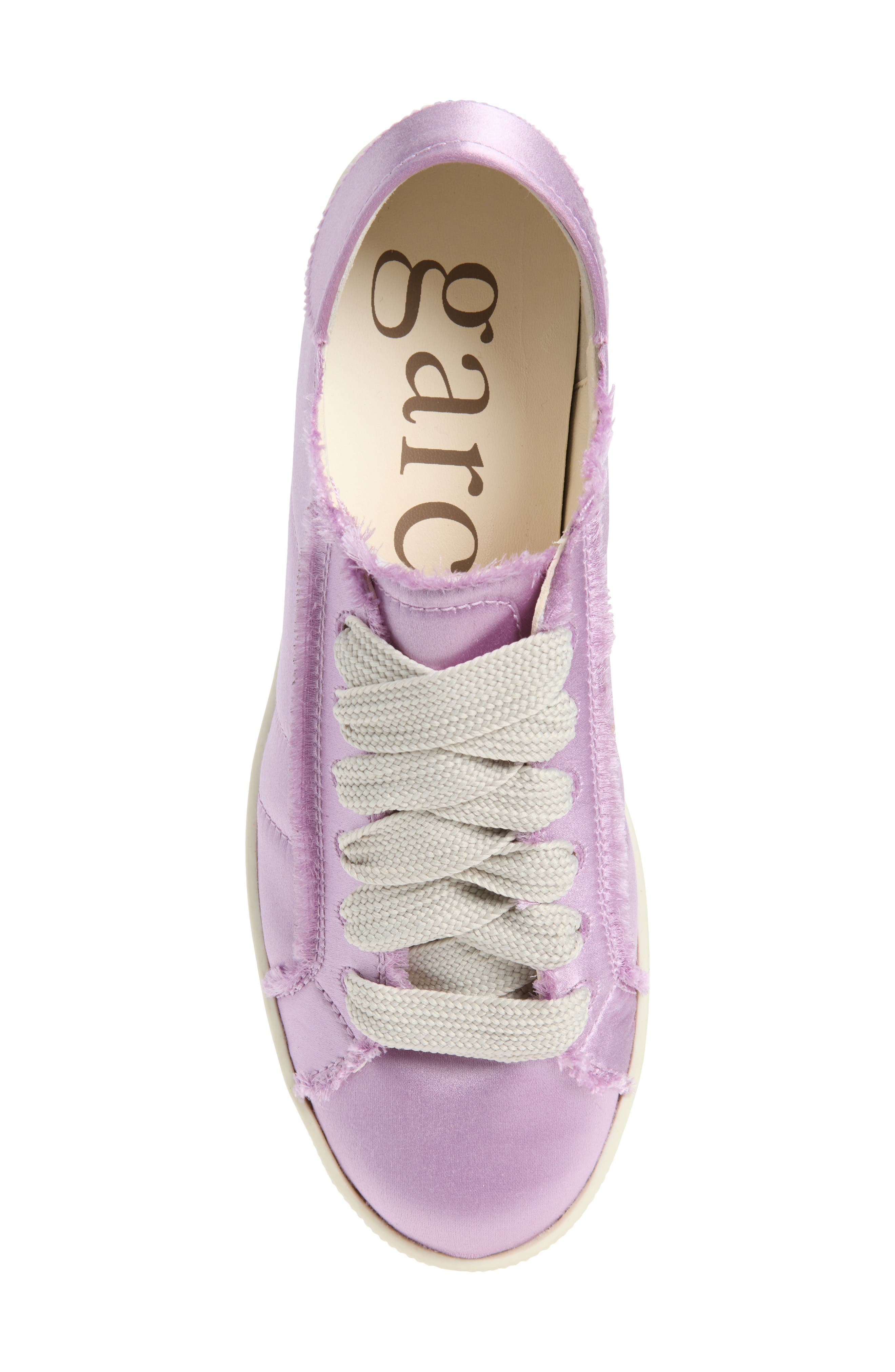 Pedro Garcia Persy Satin Lace-Up Sneaker, Alternate, color, Lilac