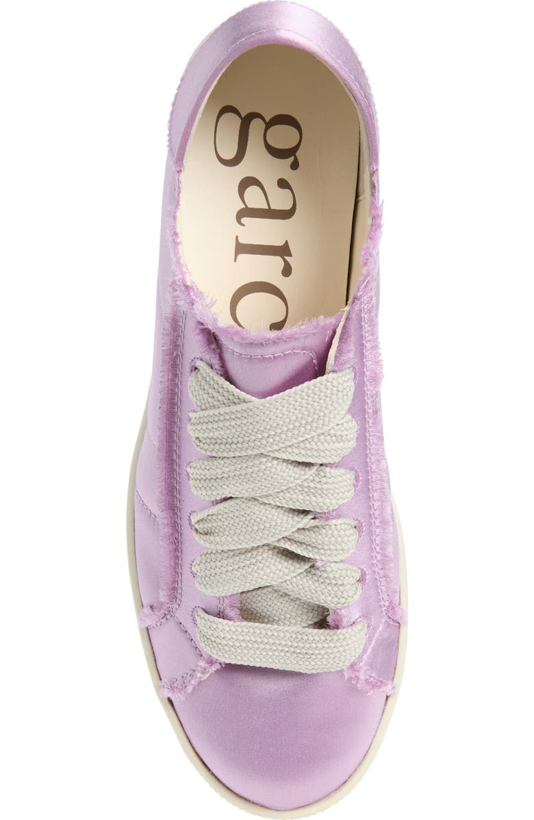 Pedro Garcia Persy Satin Lace-Up Sneaker, Alternate, color, Lilac